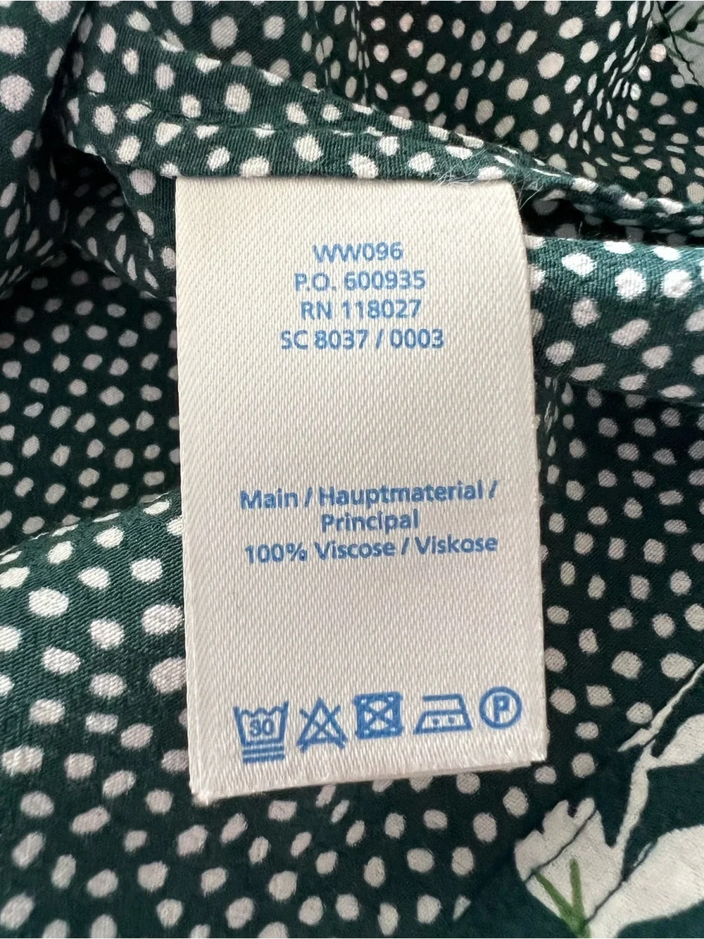Boden Mollie Floral Viscose Dress Green Pink Print Size US 10 - Picture 7 of 11